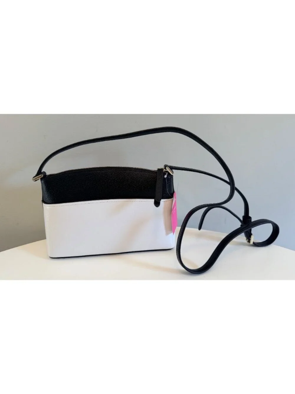 NWT Kate Spade New York Jeanne Black & White Leather Crossbody Bag
